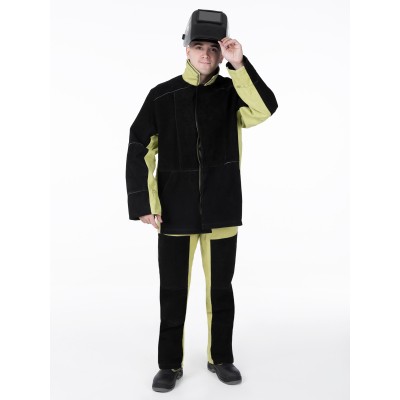 Костюм сварщика: куртка, брюки брезентовый со спилком ГОСТ 2,8 кв.м